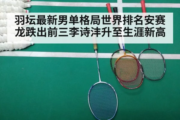 羽坛最新男单格局世界排名安赛龙跌出前三李诗沣升至生涯新高